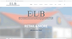 Desktop Screenshot of elb-immobilien.de